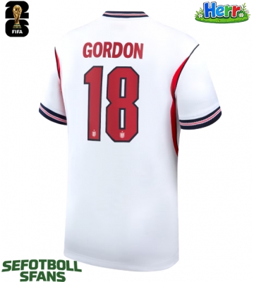 England Anthony Gordon #18 Hemmatröja VM 2026 Kortärmad